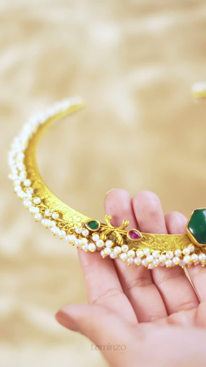 Gold Orya Jewellery Indian Jewellery Set